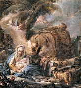Jean-Baptiste Deshays The Flight into Egypt oil painting reproduction